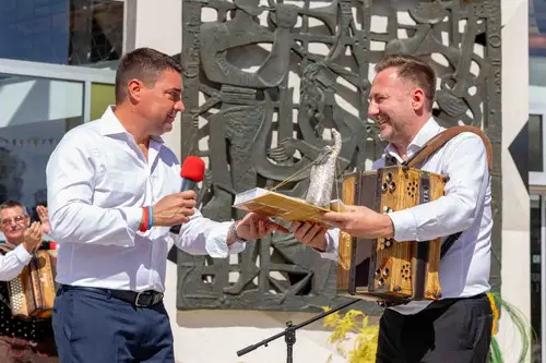 Velenje sprejelo Guinnessovega rekorderja Roberta Gotra